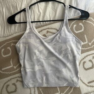 White Camouflage Lululemon Align Tank